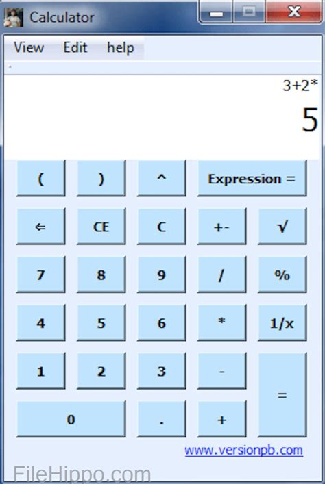 BODMAS Calculator for Windows